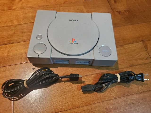 Sony Playstation 1 System Console Grey video game