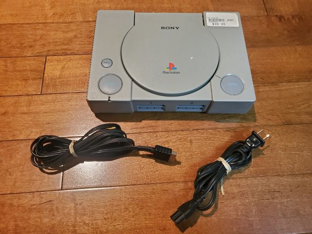 Sony Playstation 1 System Console Grey video game