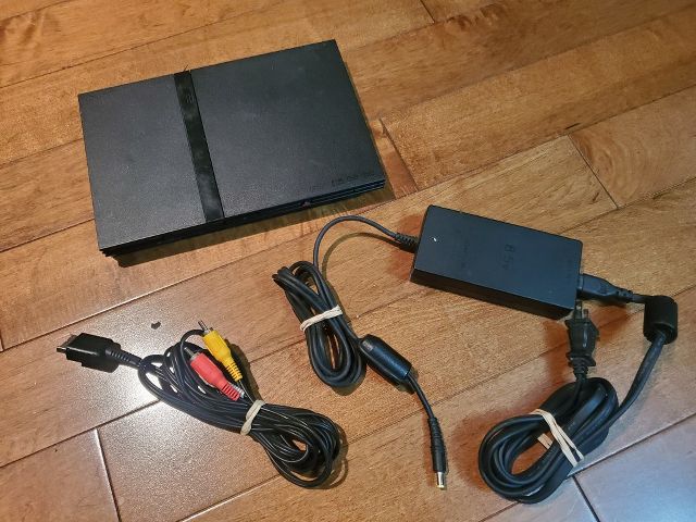 Sony Playstation 2 System Console Slim Black video game