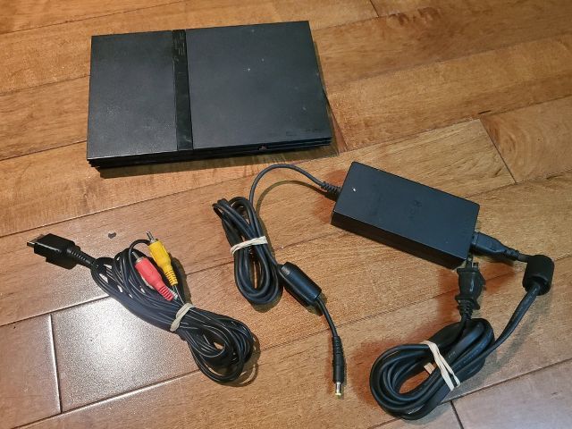 Sony Playstation 2 System Console Slim Black video game