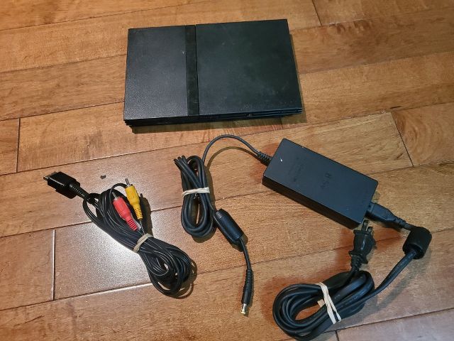 Sony Playstation 2 System Console Slim Black video game