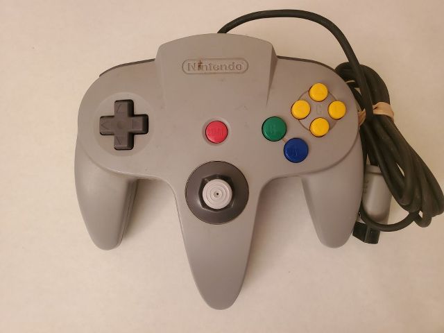 Nintendo 64 Gray Controller video game