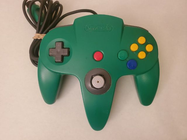 Nintendo 64 Green Controller video game