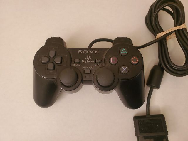 Sony Playstation 2 Black Wired Controller video game