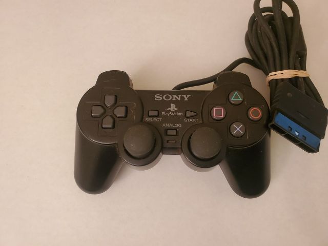 Sony Playstation 2 Black Wired Controller video game