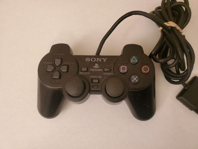 Sony Playstation 2 Black Wired Controller video game