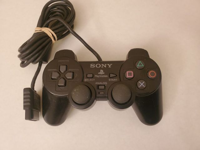 Sony Playstation 2 Black Wired Controller video game