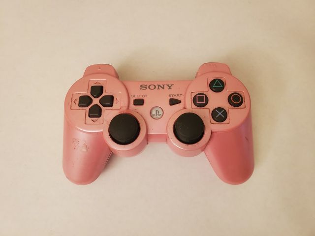 Sony Playstation 3 Pink Wireless Controller video game
