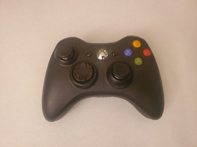 Microsoft Xbox 360 Black Wireless Controller video game