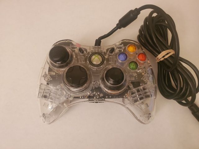 Microsoft Xbox 360 Afterglow Transparent Wired Controller video game