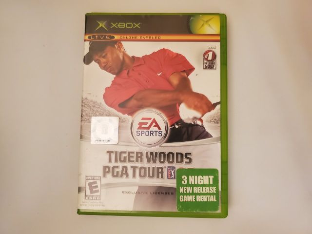 Microsoft Xbox Tiger Woods PGA Tour 2005 video game