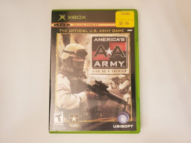 Microsoft Xbox America's Army Rise of a Soldier video game