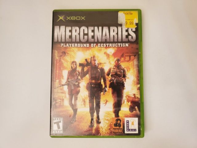 Microsoft Xbox Mercenaries Playground of Destruction video game