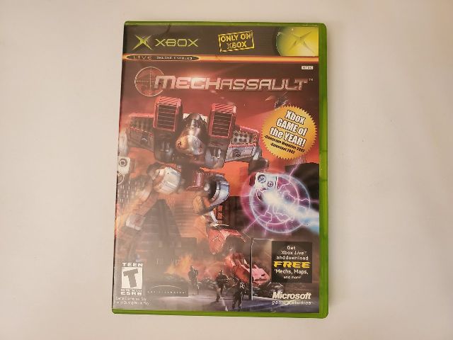 Microsoft Xbox Mechassault video game