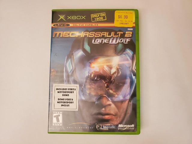 Microsoft Xbox Mechassault 2 Lone Wolf video game