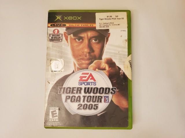 Microsoft Xbox Tiger Woods PGA Tour 2005 video game