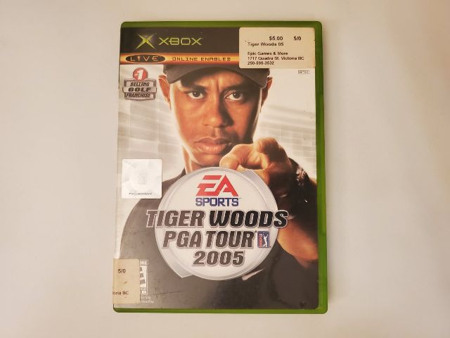 Microsoft Xbox Tiger Woods PGA Tour 2005 video game