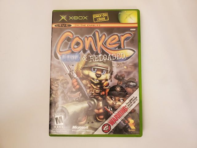 Microsoft Xbox Conker Live & Reloaded video game