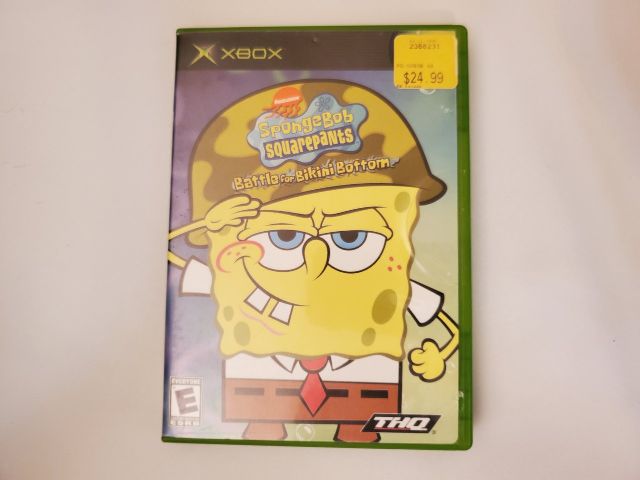 Microsoft Xbox Spongebob Squarepants Battle For Bikini Bottom video game