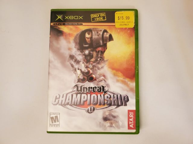 Microsoft Xbox Unreal Championship video game