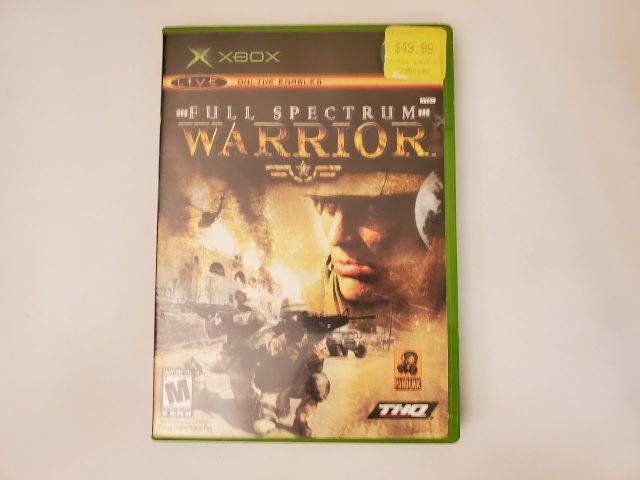 Microsoft Xbox Full Spectrum Warrior video game