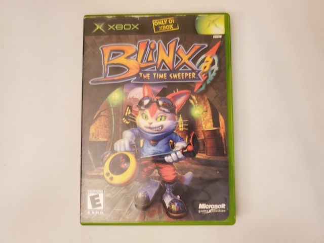 Microsoft Xbox Blinx The Time Sweeper video game