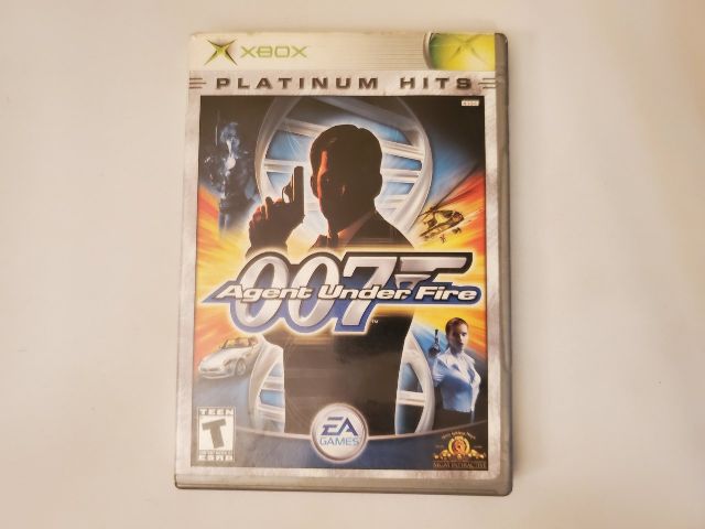 Microsoft Xbox 007 Agent Under Fire Platinum Hits video game