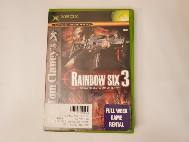 Microsoft Xbox Tom Clancy's Rainbow Six 3 video game