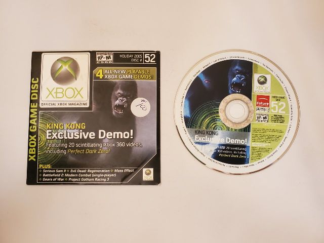 Microsoft Xbox King Kong Exclusive Demo video game