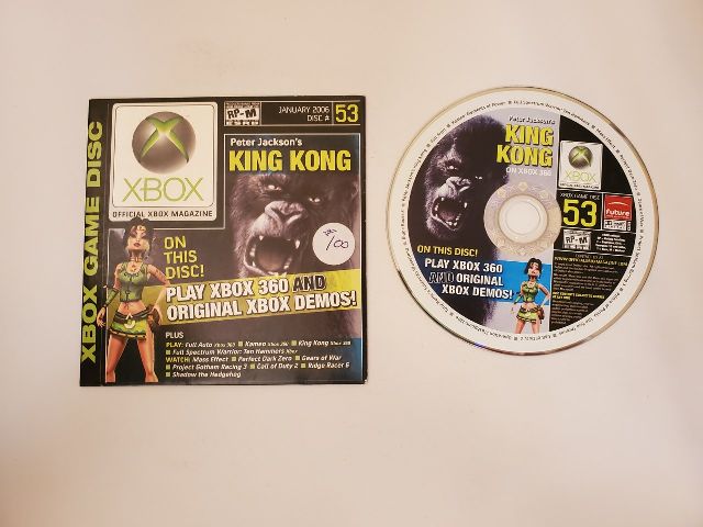 Microsoft Xbox 360 Peter Jackson's King Kong Demo Disc video game