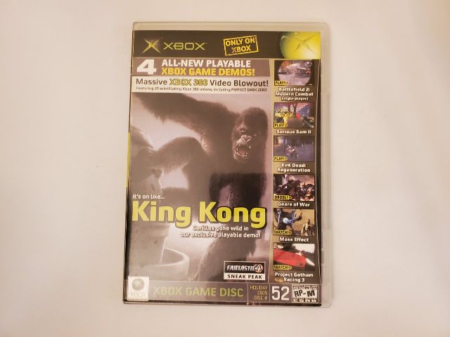 Microsoft Xbox Xbox Game Demo Disc 52 video game