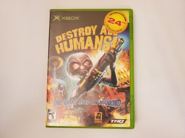 Microsoft Xbox Destroy All Humans! video game