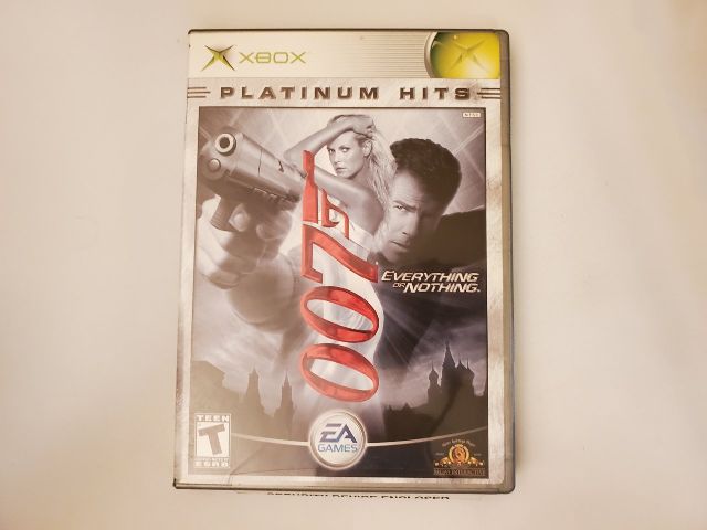 Microsoft Xbox 007 Everything or Nothing Platinum Hits video game