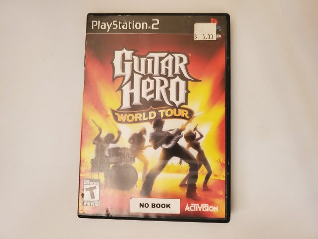 Sony PlayStation 2 Guitar Hero World Tour video game
