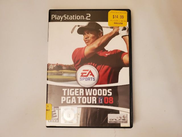 Sony PlayStation 2 Tiger Woods PGA Tour 08 video game