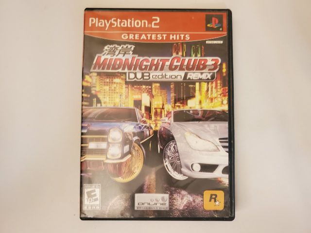 Sony PlayStation 2 Midnight Club 3 Dub Edition REMIX Greatest Hits video game