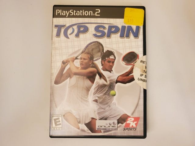 Sony PlayStation 2 Top Spin video game