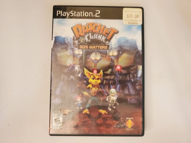 Sony PlayStation 2 Ratchet & Clank Size Matters video game