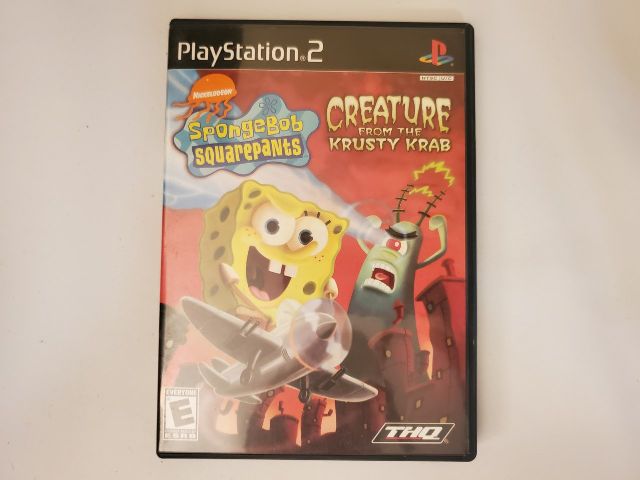 Sony PlayStation 2 Spongebob Squarepants Creature from the Krusty Krab video game