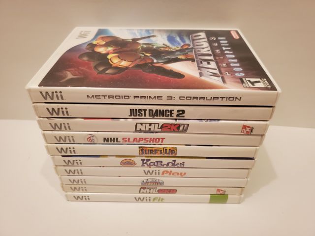 Nintendo Wii Lot of 10 Games (Wii) video game