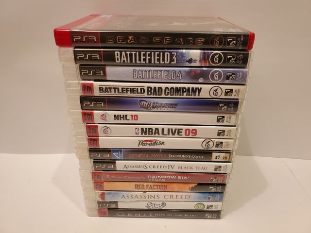 Sony PlayStation 3 Lot of 15 Games (PS3) video game