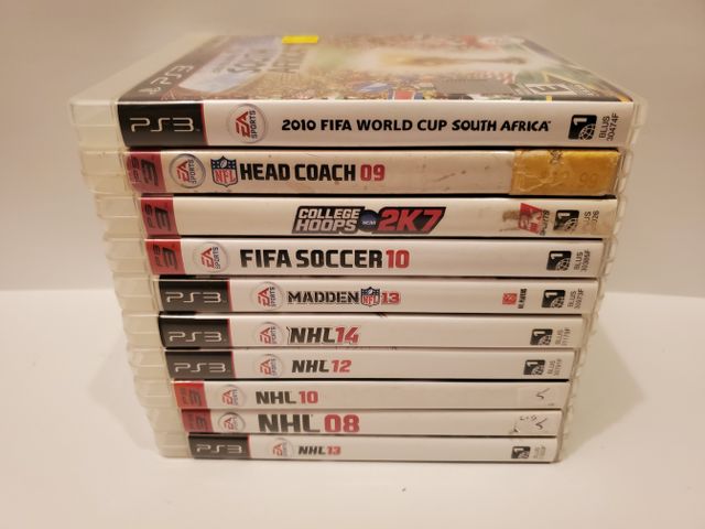 Sony PlayStation 3 Lot of 10 Games for PS3 video game