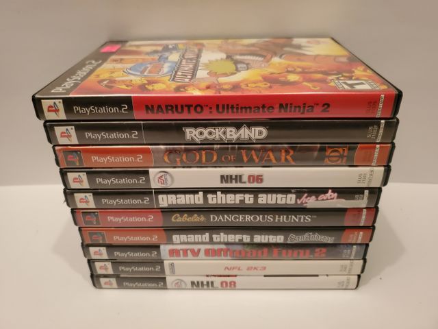 Sony PlayStation 2 Lot of 10 Games for PS2 video game
