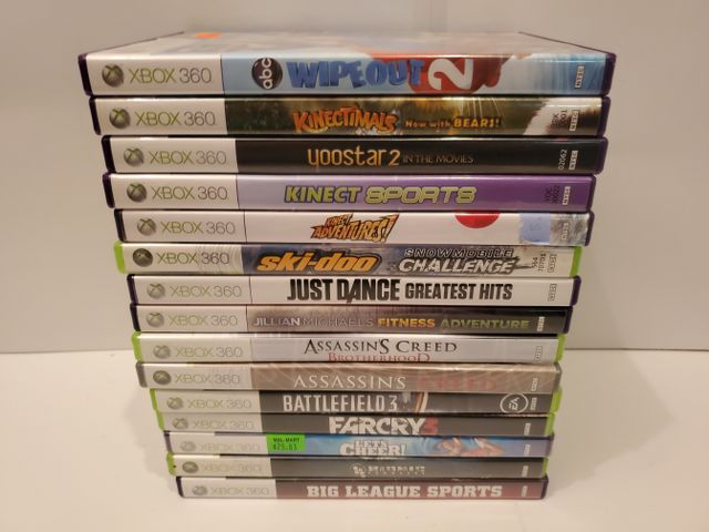 Microsoft Xbox 360 Lot of 15 Games for Xbox 360 video game