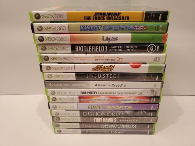 Microsoft Xbox 360 Lot of 15 Games for Xbox 360 video game