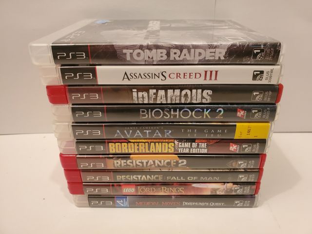 Sony PlayStation 3 Lot of 10 Games for PS3 video game