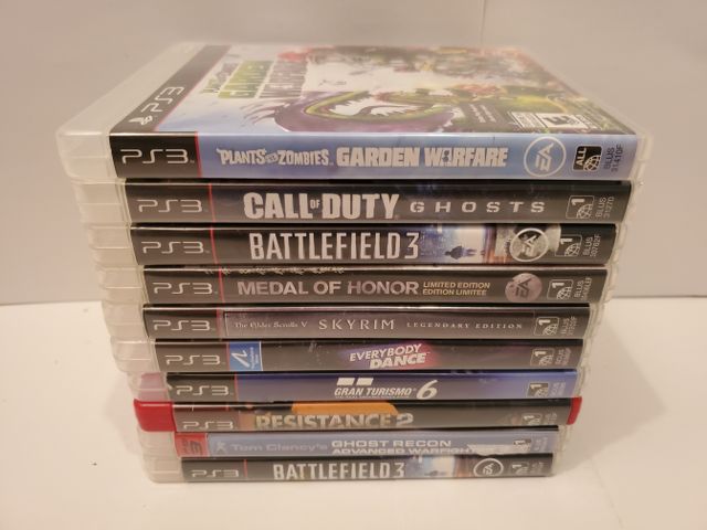 Sony PlayStation 3 Lot of 10 Games (PS3) video game