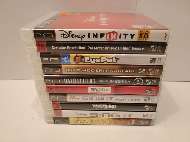 Sony PlayStation 3 Lot of 10 Games for PS3 video game