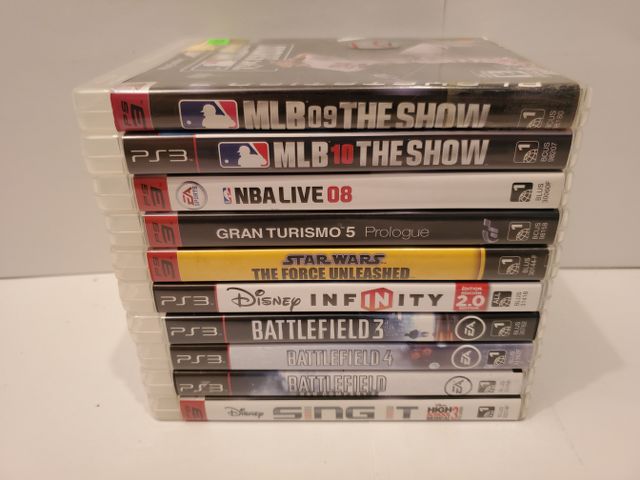 Sony PlayStation 3 Lot of 10 Games (PS3) video game
