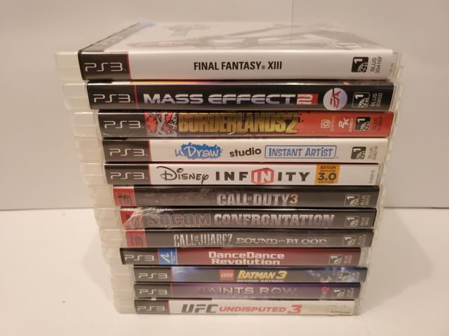 Sony PlayStation 3 Lot of 12 Games for PS3 video game